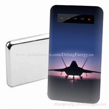 Lovely Full Color Pattern Surface Cartoon Power Bank, 4,200mAh, Portable, Ultra-slim Design